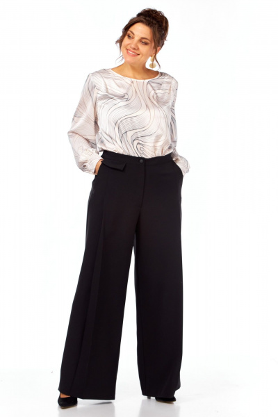 Брюки Элль-стиль 2396 черный - фото 3