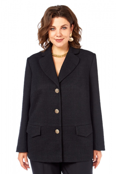 Брюки, жакет Элль-стиль 2403 черный - фото 15