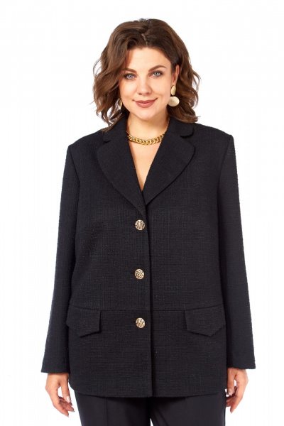 Брюки, жакет Элль-стиль 2403 черный - фото 14