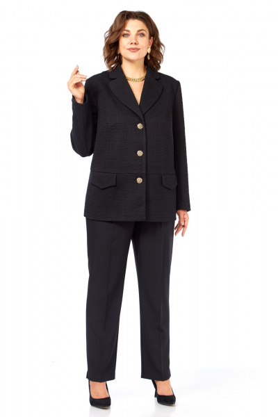Брюки, жакет Элль-стиль 2403 черный - фото 13
