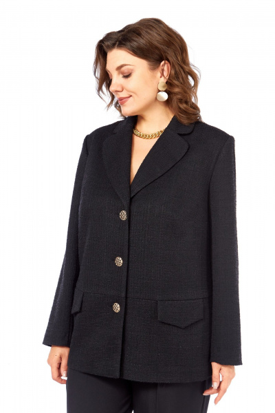 Брюки, жакет Элль-стиль 2403 черный - фото 5