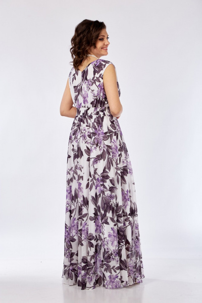 Платье Ольга Стиль С-953 цветы - фото 9