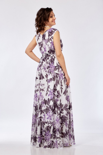 Платье Ольга Стиль С-953 цветы - фото 8