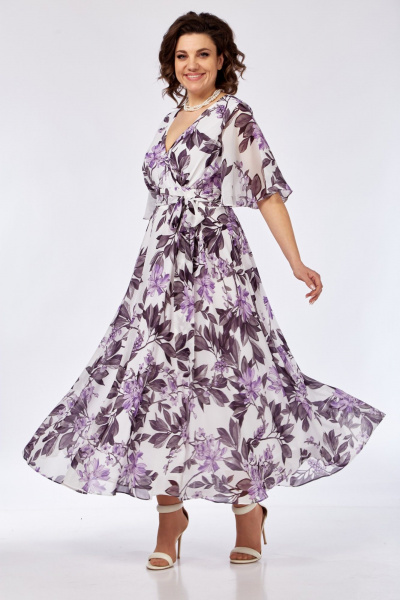 Платье Ольга Стиль С-954 цветы - фото 1