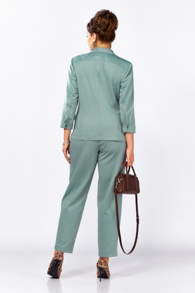 Брюки, жакет Lady Secret 2848/2 серо-голубая_ель - фото 6