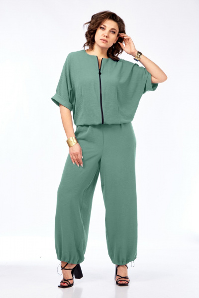 Комбинезон Ольга Стиль С-955 мятный - фото 2