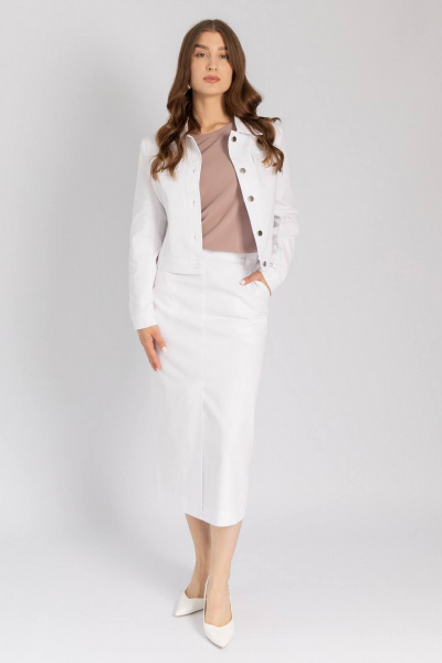 Юбка Legend Style S-025 белый - фото 6