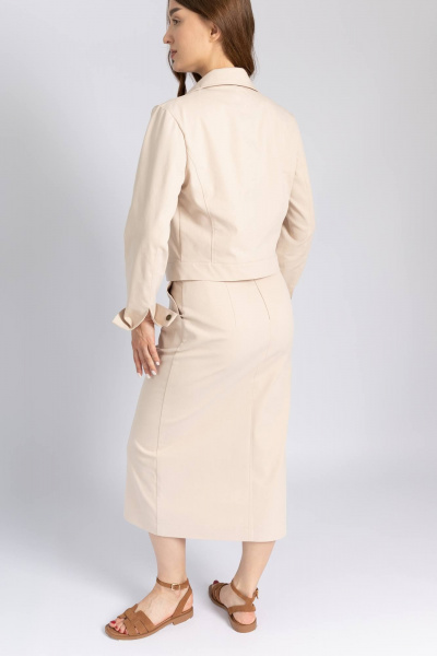 Юбка Legend Style S-025 бежевый - фото 5