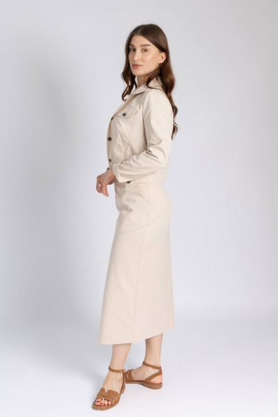 Юбка Legend Style S-025 бежевый - фото 2