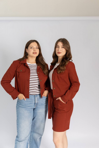 Куртка Legend Style G-005 терракотовый - фото 7