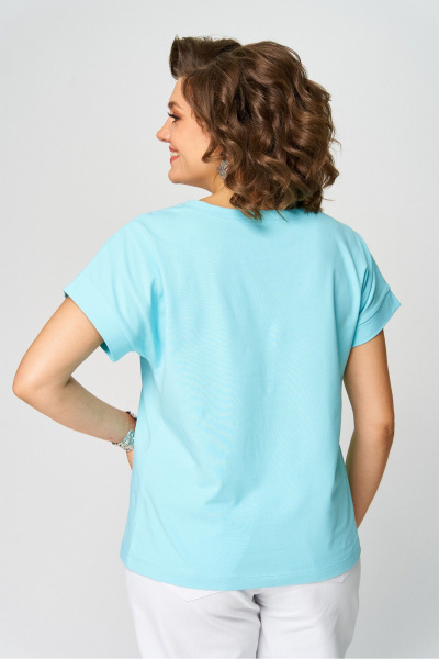 Джемпер Rumoda 2252 голубой - фото 6