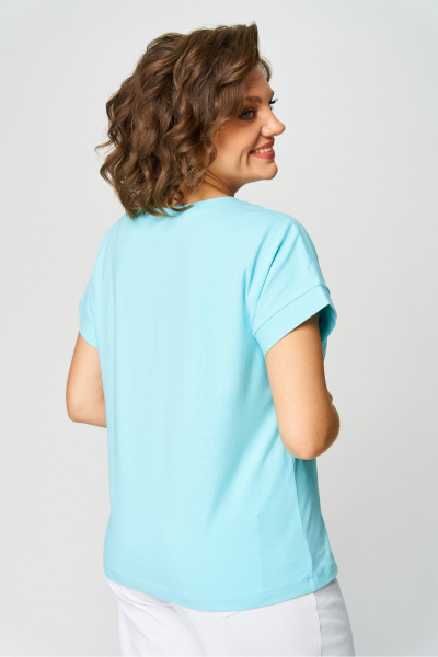 Джемпер Rumoda 2252 голубой - фото 5