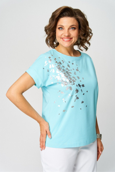 Джемпер Rumoda 2252 голубой - фото 4