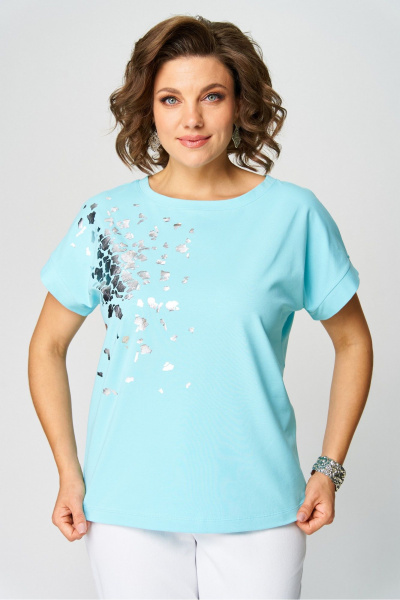 Джемпер Rumoda 2252 голубой - фото 1