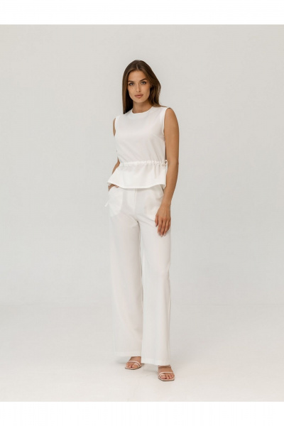 Брюки, топ Atelero 1130Б белый - фото 2