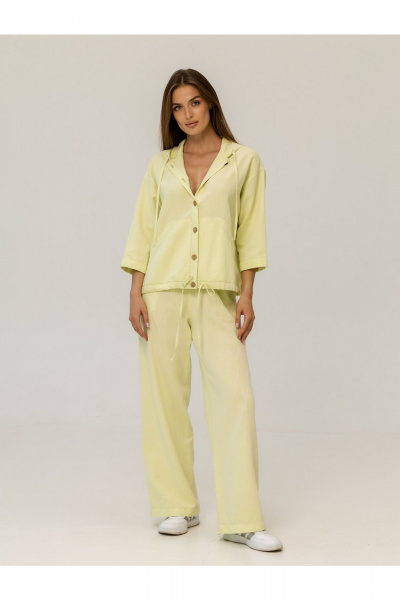 Брюки, жакет Atelero 1131С салатовый - фото 2