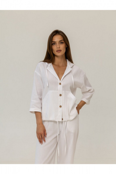 Брюки, жакет Atelero 1131Б белый - фото 6