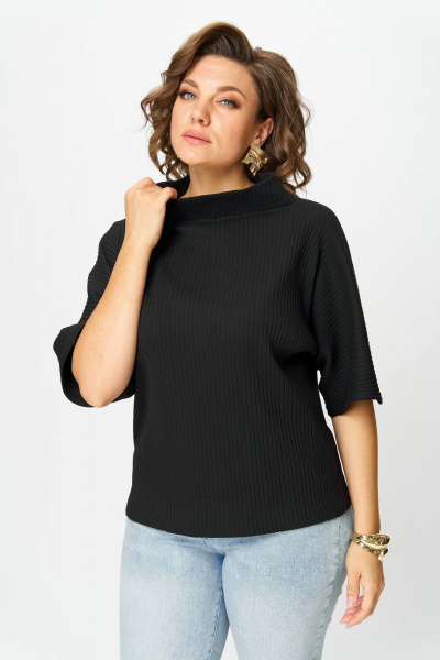 Блуза, юбка Anastasia 1267 черный/клетка - фото 4