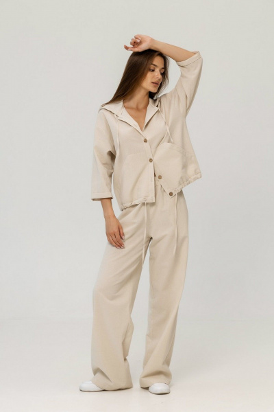 Жакет Atelero 1133Н натуральный - фото 4