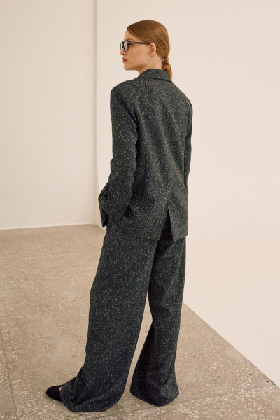 Брюки, жакет Lokka 1678 серый/меланж - фото 4