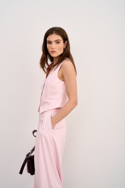 Брюки, жилет THE VERY 2405 розовый - фото 4