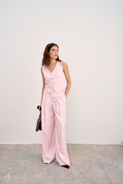 Брюки, жилет THE VERY 2405 розовый - фото 5