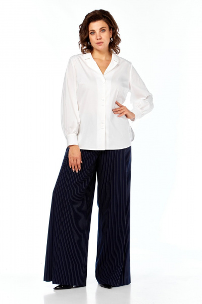 Блуза Элль-стиль 2404а белый - фото 9