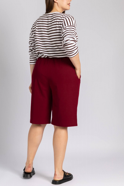 Шорты Legend Style P-020бермуды бордовый - фото 2