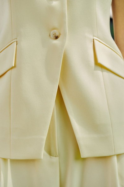 Жилет THE VERY 2428 сливочное_масло - фото 7