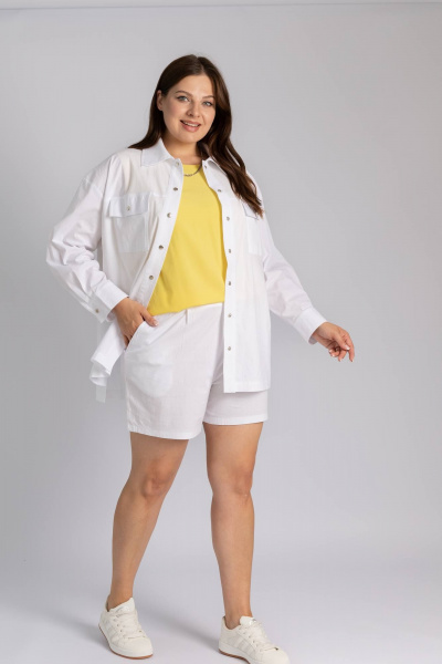 Рубашка, шорты Legend Style K-007 белый - фото 7