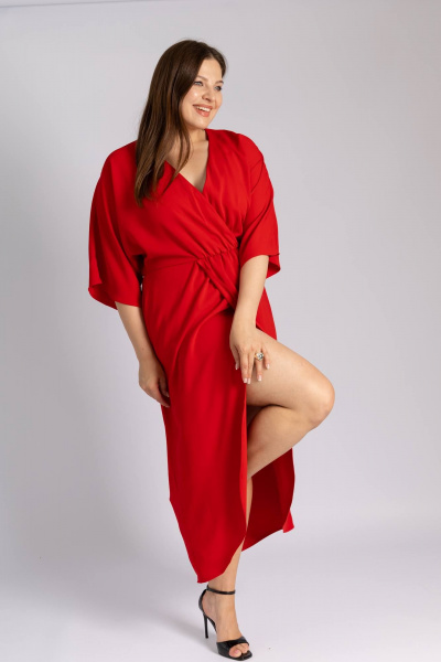 Платье Legend Style D-001/25 красный - фото 4