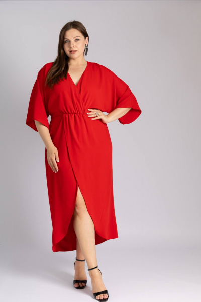 Платье Legend Style D-001/25 красный - фото 1