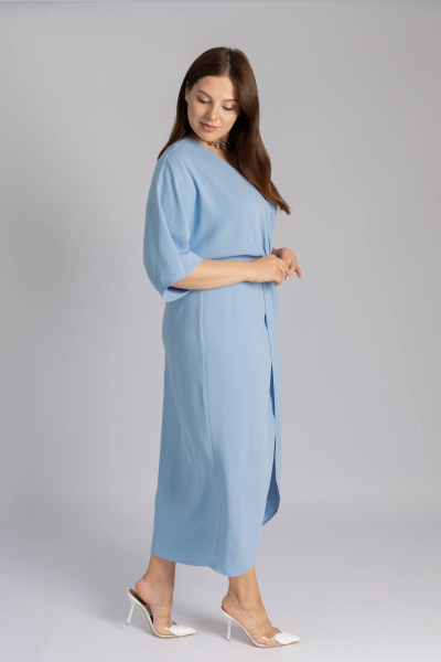 Платье Legend Style D-001/25 голубой - фото 4