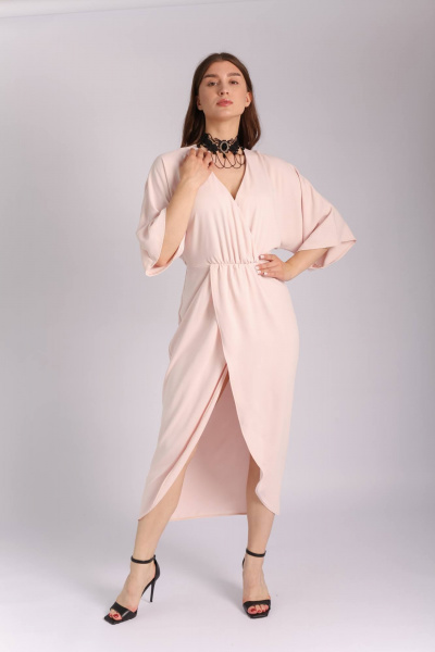 Платье Legend Style D-001/25 пудровый - фото 5