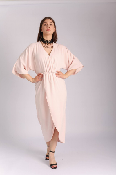 Платье Legend Style D-001/25 пудровый - фото 1