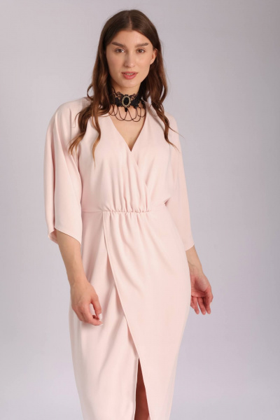 Платье Legend Style D-001/25 пудровый - фото 2
