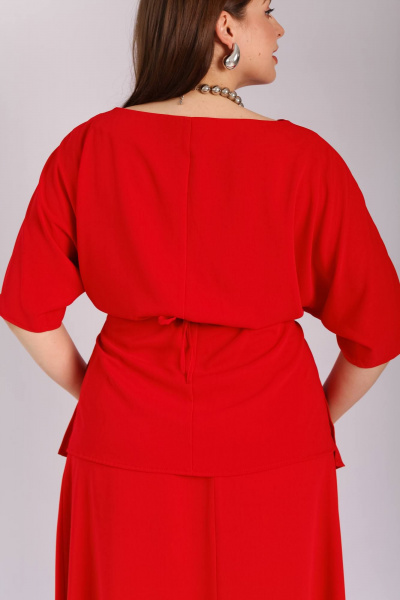 Блуза Legend Style B-028 красный - фото 6