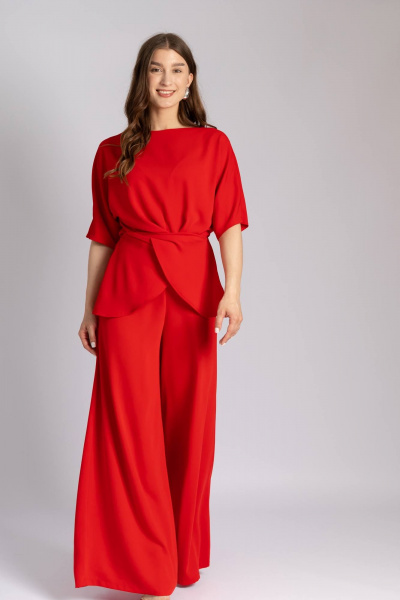 Блуза Legend Style B-028 красный - фото 2