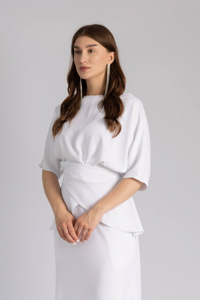 Блуза Legend Style B-028 белый - фото 7