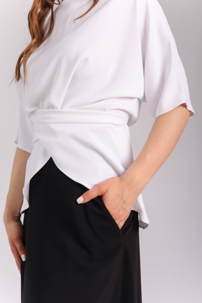 Блуза Legend Style B-028 белый - фото 3