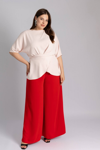 Блуза Legend Style B-028 пудровый - фото 2