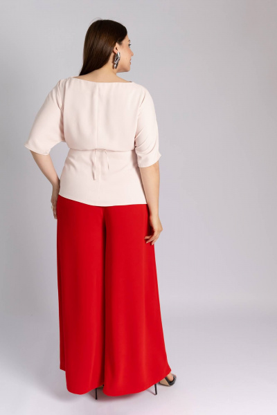 Блуза Legend Style B-028/LONG пудровый - фото 6