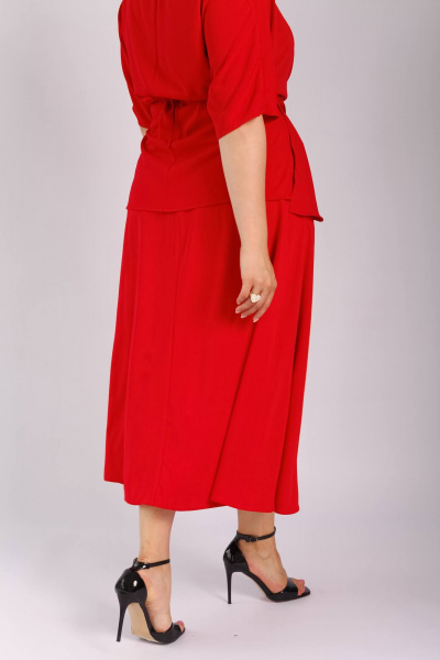 Юбка Legend Style S-010 красный - фото 6