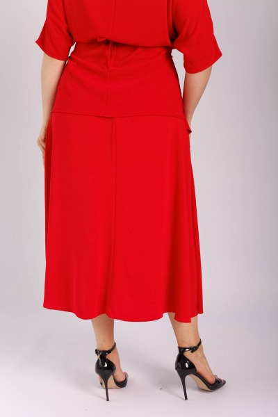 Юбка Legend Style S-010 красный - фото 5