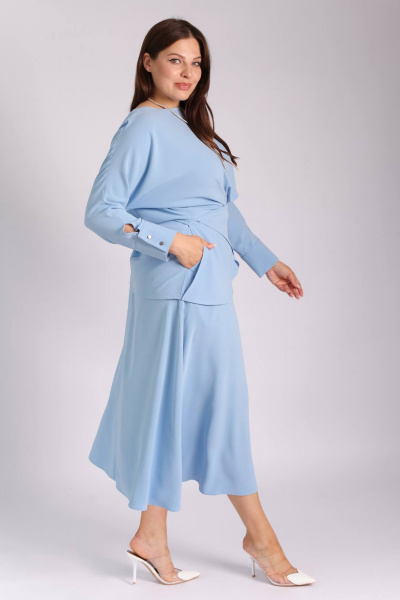 Юбка Legend Style S-010 голубой - фото 1