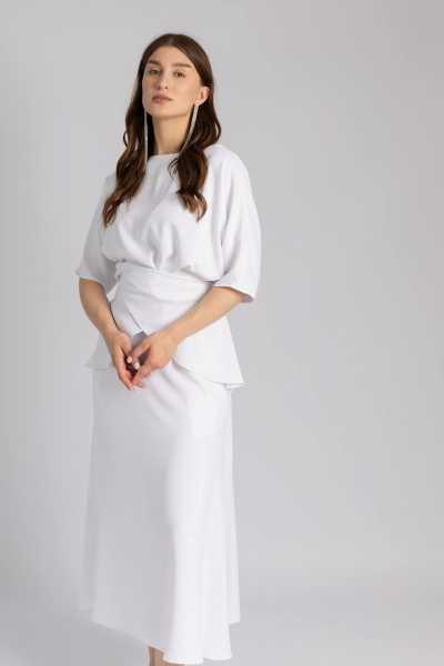 Юбка Legend Style S-010 белый - фото 2