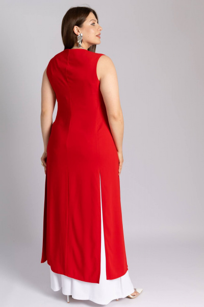 Кардиган Legend Style D-030 красный - фото 7