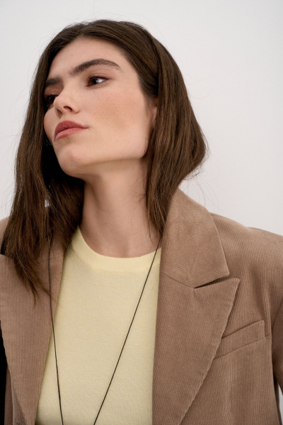 Жакет THE VERY 2421 бежевый - фото 8