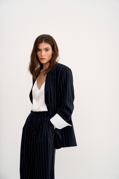 Жакет THE VERY 2423 синий - фото 9