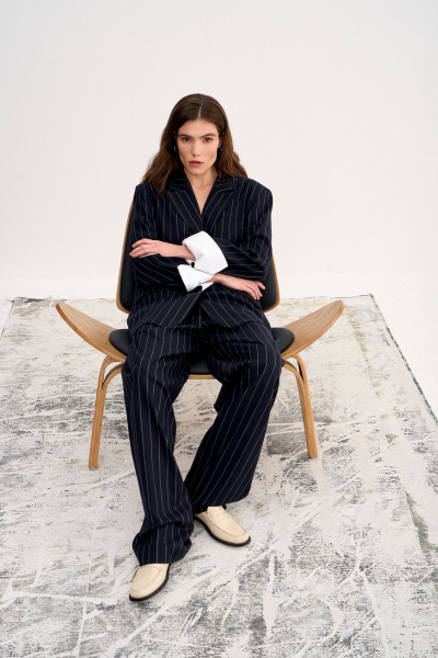 Жакет THE VERY 2423 синий - фото 8